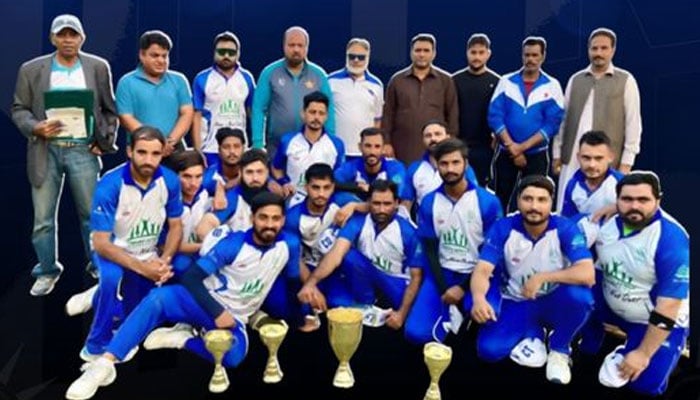 Group photo of the Rawalpindi team after defeating Quetta Bolan in National Physically Disabled T20 championship Grade 2 on Oct 31, 2024. — Facebook@PPDCAOfficial