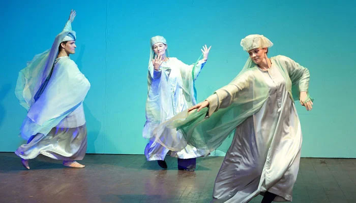 Dancers from the UK perform at the World Culture Festival at the Arts Council of Pakistan (ACP) in Karachi on October 24, 2024. — APP