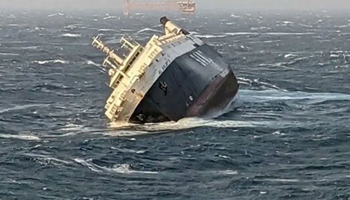 A representational image of a ship sinking. — Reuter/file