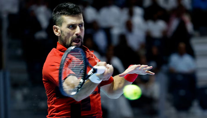 Serbias Novak Djokovic in action during his third place match against Spains Rafael Nadal. — Reuters/File