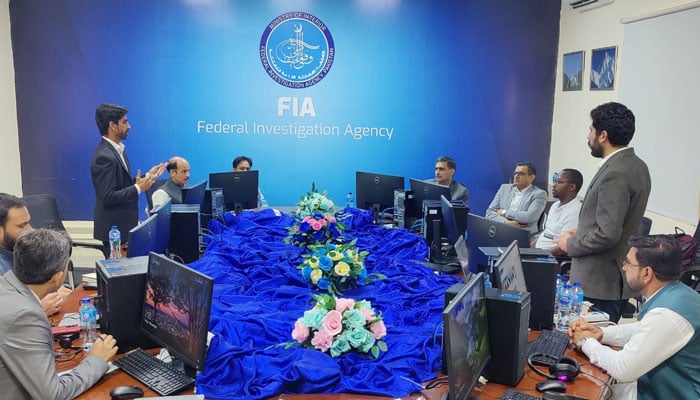 A five-day training program organised by the Interpol’s Crimes Against Children Unit at the FIA Academy, Islamabad on November 5, 2024. — Facebook@FIAAgencyOfficial