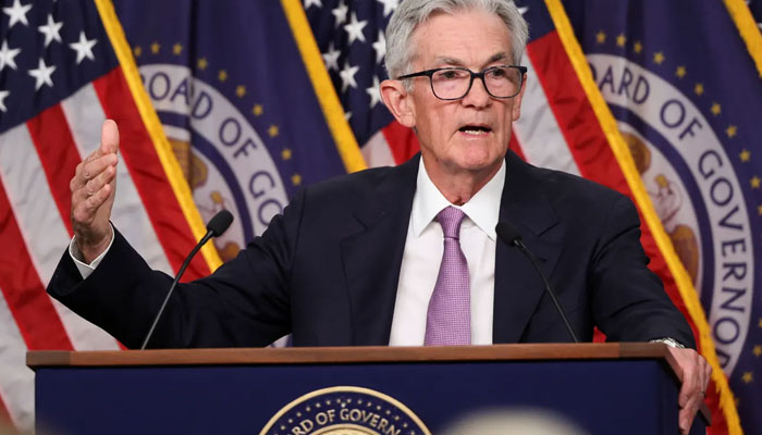 Federal Reserve Board Chairman Jerome Powell holds a press conference following a two-day meeting of the Federal Open Market Committee on interest rate policy in Washington. — Reuters/File