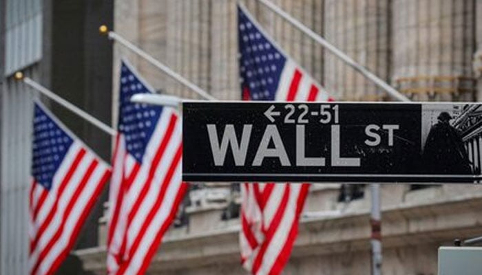 The Wall St. sign is seen outside The New York Stock Exchange (NYSE) in New York. — Reuters/File