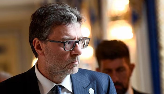 Italys Minister of Economy and Finance Giancarlo Giorgetti . — Reuters/File