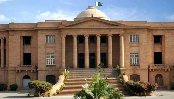 The Sindh High Court building in Karachi. — Facebook@sindhhighcourt.gov.pk/file