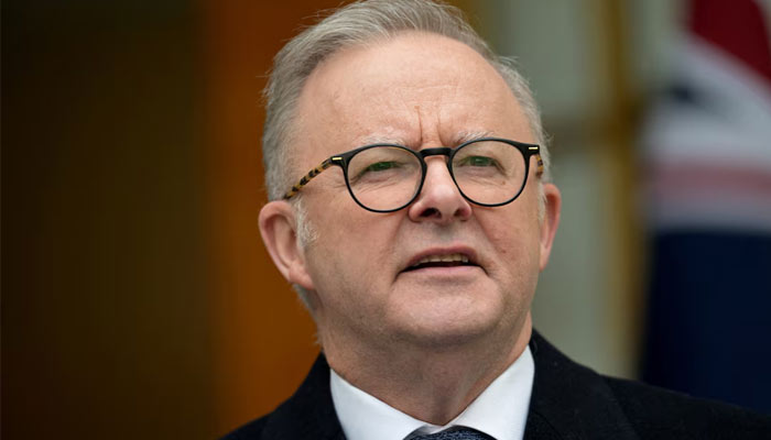 Australias Prime Minister Anthony Albanese speaks to the media during a press conference with New Zealands Prime Minister Christopher Luxon at the Australian Parliament House in Canberra, Australia, August 16, 2024. — Reuters