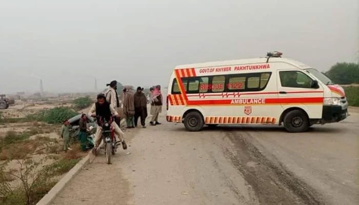 A representational image showing ambulances parked at an incident site. — Facebook@MyFri3nds1/File