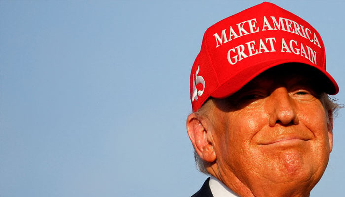 US president-elect Donald Trump speaks during a rally ahead of the midterm elections, in Miami, Florida, US, November 6, 2022. — Reuters