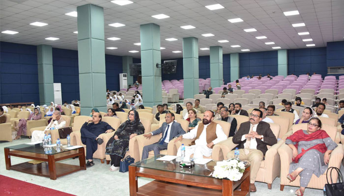 Participants of the Pakistan Teachers Forum (PTF) Annual Event 2024 seen in a hall on on November 8.— Facebook@ptfofficials