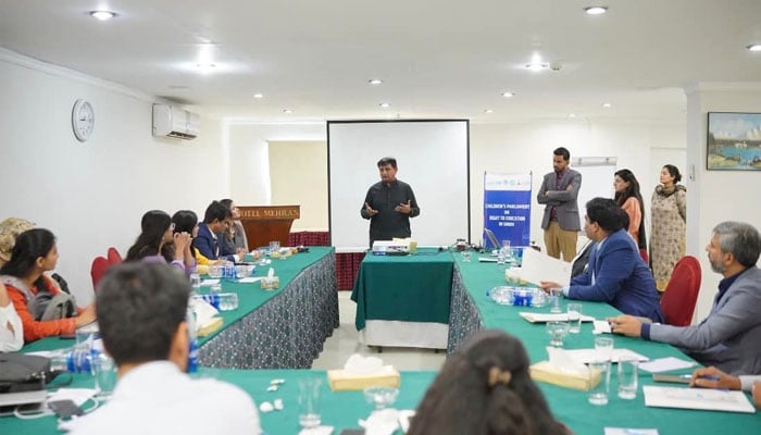 An image from a meeting of the Technical Advisory Council of the Thar Education Alliance on November 9, 2024. — Facebook@TharEduAlliance