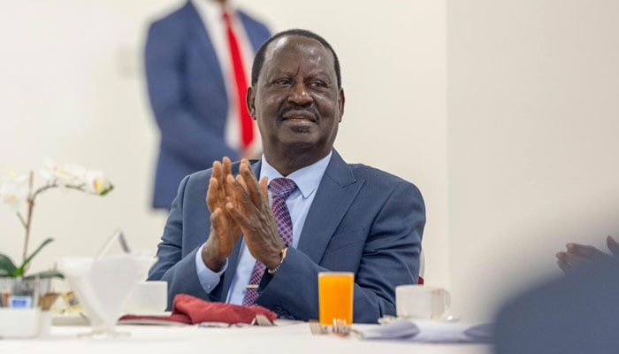 Kenyan politician Raila Odinga can be seen in this image. — Facebook@williamsamoei/File