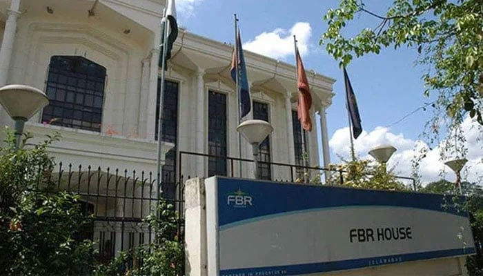 An undated image of the Federal Board of Revenue (FBR) building in Islamabad. — APP/file