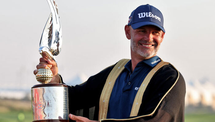 England´s Paul Waring holding trophy. — AFP/File