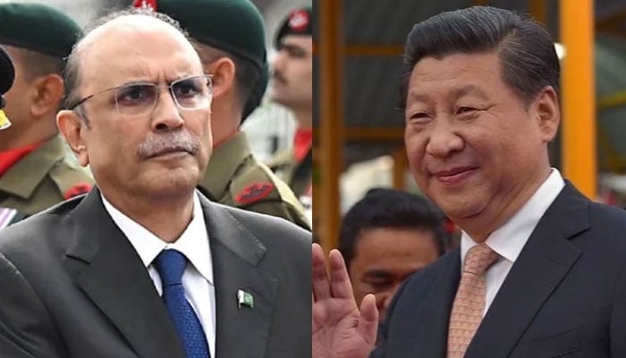 President Asif Ali Zardari (left) and Chinese President Xi Jinping. — INP/AFP/File