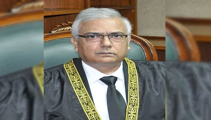 Supreme Court Justice and head of the Constitutional Bench Amin-ud-Din Khan.— SC website/file