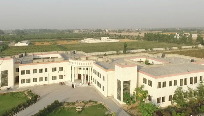 An aerial view of the University of Okara. — Facebook@okarauniversityofficial/File