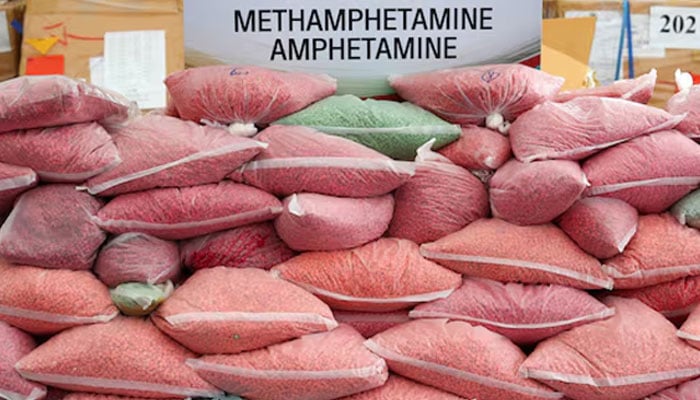 A representational image of bags of methamphetamine pills are pictured during the 50th Destruction of Confiscated Narcotics ceremony in Ayutthaya province, Thailand on June 26, 2020. — Reuters