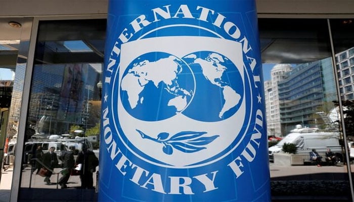 The International Monetary Funds logo is seen outside the global lenders headquarters in Washington,US, on April 20, 2018. — Reuters