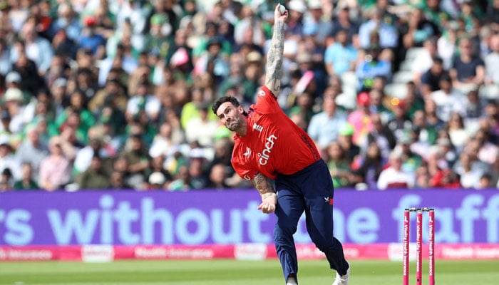 Englands Reece Topley in action. — Reuters/file