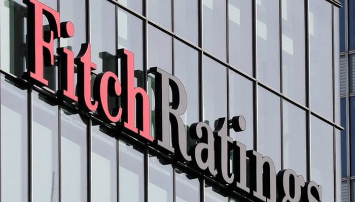 The Fitch Ratings logo is seen at their offices at Canary Wharf financial district in London,Britain on March 3, 2016. — Reuters