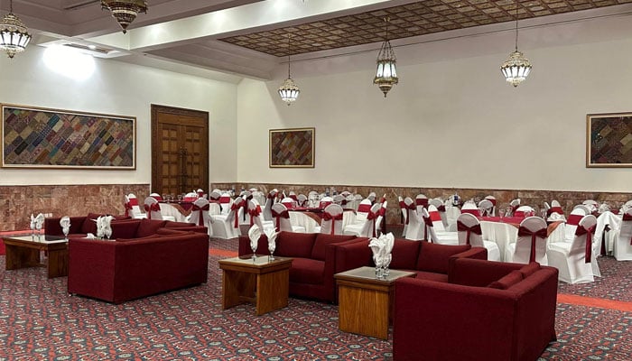 A representative image of a wedding hall.— Facebook@FaisalabadSerena/file