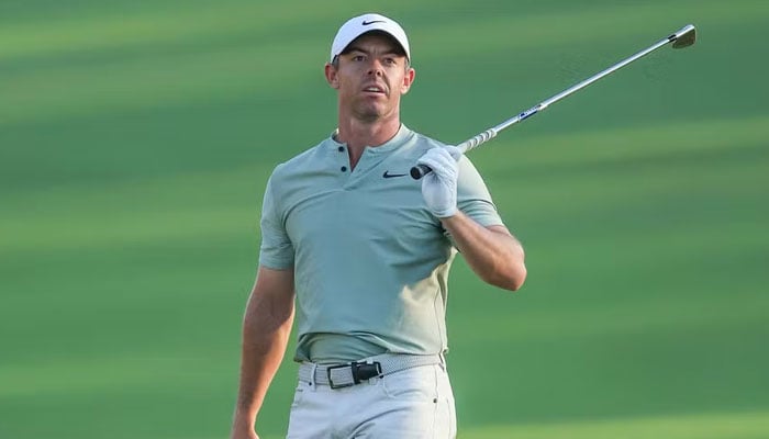 Golf player McIlroy in action in Dubai. — AFP/File