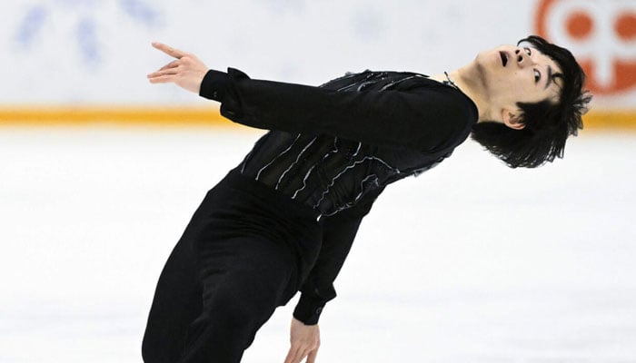 Japans Yuma Kagiyama in action at the Finlandia Trophy. — AFP/File