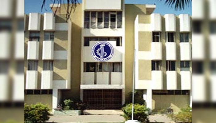 Sindh Board of Technical Education building can be seen in this image. — sbte.edu.pk/file