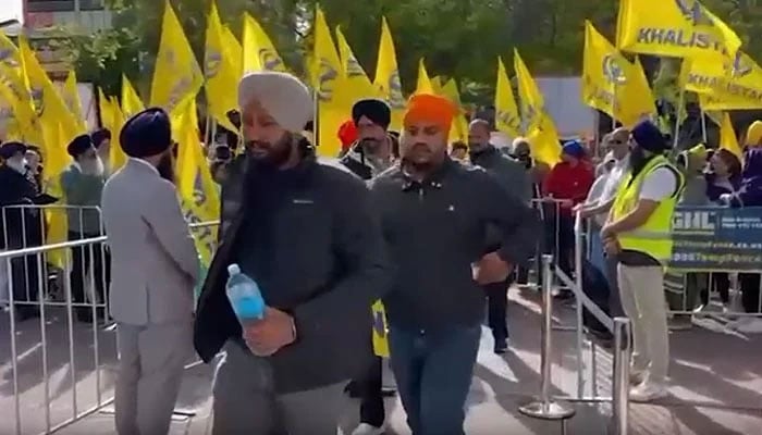 Sikhs going to vote in the Khalistan Referendum held in New Zealands Auckland on November 17, 2024. — State Media