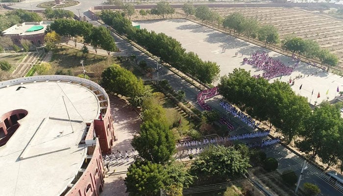 Ariel view of the Punjab Daanish Schools and Centre of Excellence Authority office. — Facebook@PDSAndCEA/File