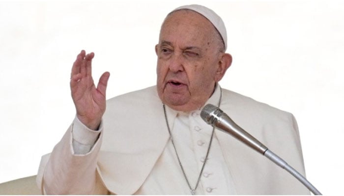 Pope Francis blesses the crowd during the weekly general audience on September 25, 2024 at St Peter’s square in The Vatican. — AFP