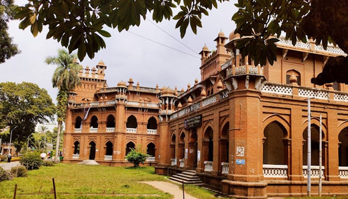 A building of Dhaka University can be seen. — du.ac.bd/file