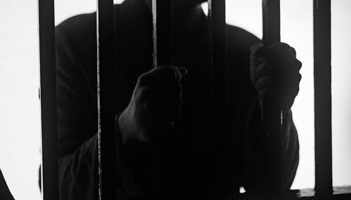 A representational image showing a person standing behind bars. — Unsplash/File