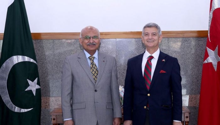 The Turkish Consul General, Cemal Sangu (right) paid a visit to Dawlance’s Head Office in Karachi, where he met the CEO Dawlance. — Instagram@lifeatdawlance/file