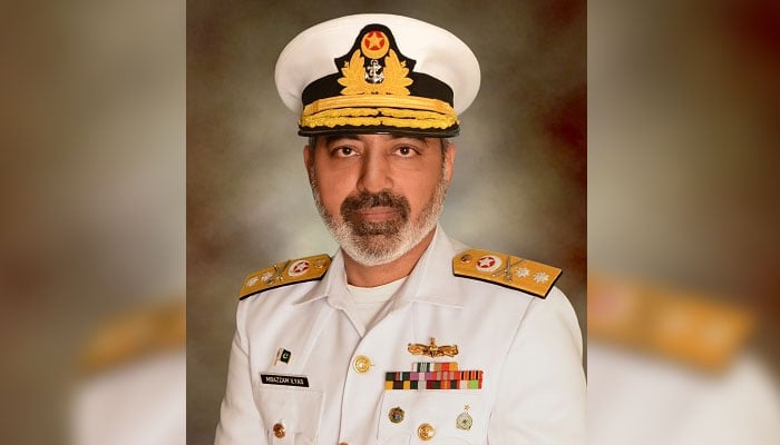 Rear Admiral (retd) Syed Moazzam Ilyas.— Pak Navy Website/File