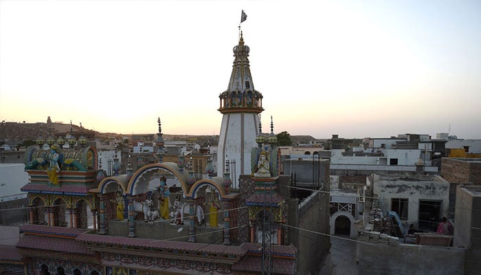 A view of Hindu Shri Krishna Temple. — The News/file