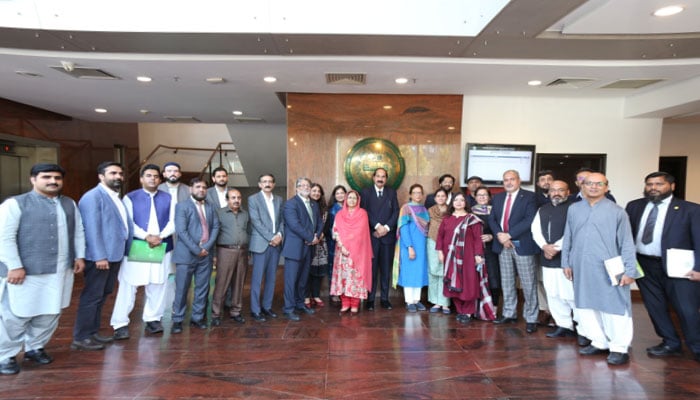 The group photo after a high-level Parliamentary Roundtable on ‘Industrially Produced Trans-Fatty Acids (iTFAs), Partially Hydrogenated Oils (PHOs), and Human Health’ at the Pakistan Institute for Parliamentary Services (PIPS) on November 22, 2024. — Facebook@pakistanyouthchangeadvocates