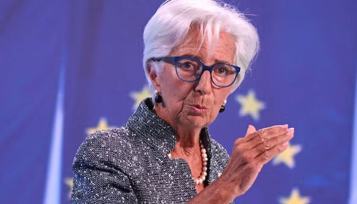 European Central Bank (ECB) President Christine Lagarde speaks to reporters following the Governing Councils monetary policy meeting in Frankfurt, Germany September 12, 2024. — Reuters/File