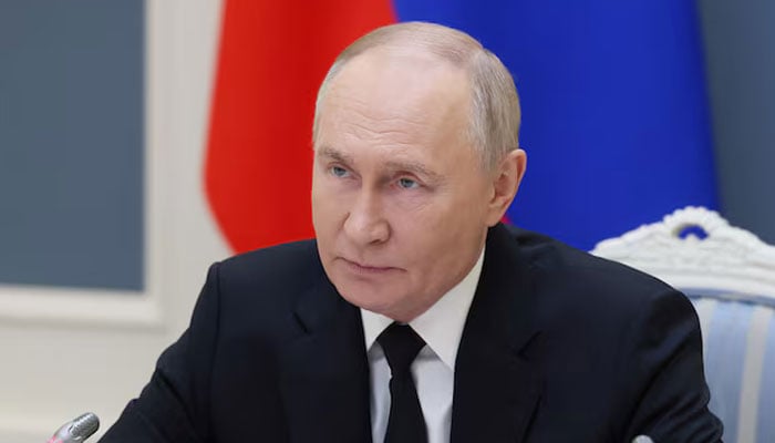 Russian President Vladimir Putin conducts an exercise of Russias strategic nuclear deterrence forces to train actions of officials on operating nuclear weapons with practical launches of ballistic and cruise missiles, via video link at the Kremlin, in Moscow, Russia October 29, 2024. — Reuters