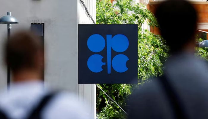 A view shows the logo of the Organization of the Petroleum Exporting Countries (OPEC) outside its headquarters in Vienna, Austria, May 28, 2024.— Reuters