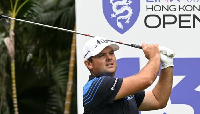 Patrick Reed in action during the opening round of the Hong Kong Open. — AFP/file