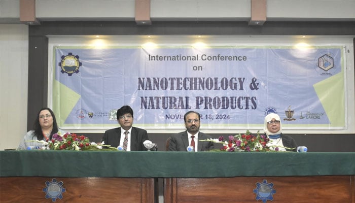 Guests seen at the International Conference on Nanotechnology & Natural Products held at the Department of Chemistry. — Facebook@OfficeofPublicRelationsUETLahore/file