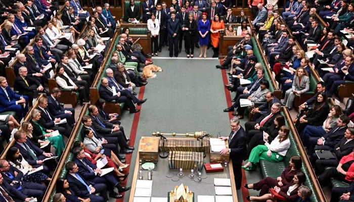 The House of Commons in central London on November 13, 2024. — AFP