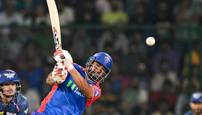 Rishabh Pant in action for Delhi Capitals in the IPL. —AFP/File