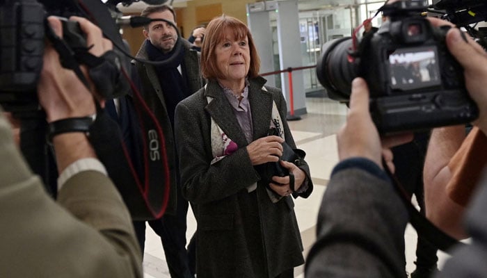 Frenchwoman Gisele Pelicot, the victim of an alleged mass rape orchestrated by her husband Dominique Pelicot at their home in the southern French town of Mazan, arrives in court. — Reuters/File