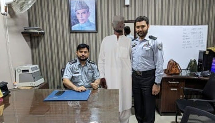 This representational image shows a suspect pictured with the FIA personnel, an image released on November 23, 2024. — Facebook@FIAAgencyOfficial