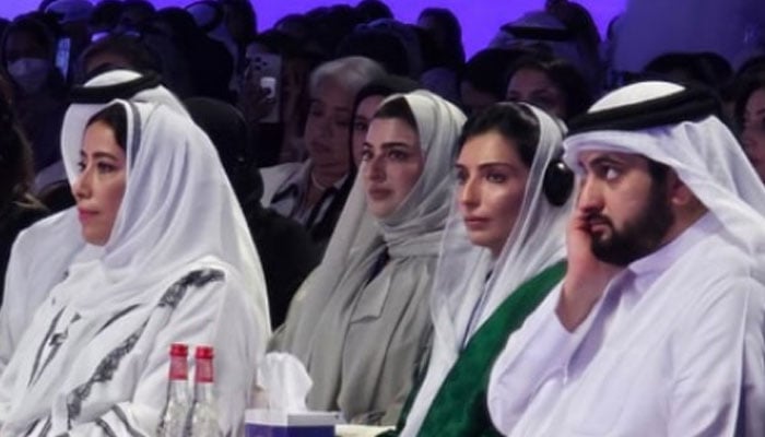 Member of National Assembly Aseefa Bhutto Zardari attending the third edition of the Global Women’s Forum hosted by the Dubai Women’s Establishment. — Instagram@aseefabz/File