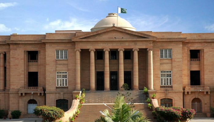 The facade of the Sindh High Court. — sindhhighcourt.gov.pk