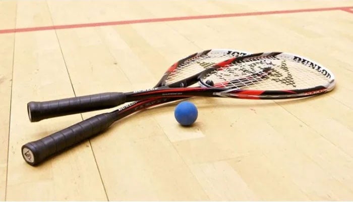 This representational image shows two rackets and a ball. — State Media/File