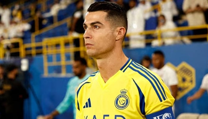 Al Nassrs Cristiano Ronaldo before a match.—Reuters/File